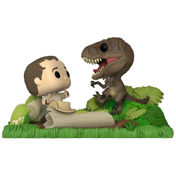 NIB Funko Pop! Moment Jurassic Park Muldoon Raptor Hunt #1204 Target Exclusive - Picture 3 of 3